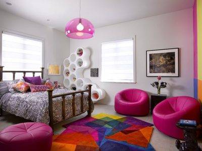 رنگارنگ برای اتاق نوجوانان 400x300 - دلایل استفاده از موکت پرز بلند در اتاق خواب